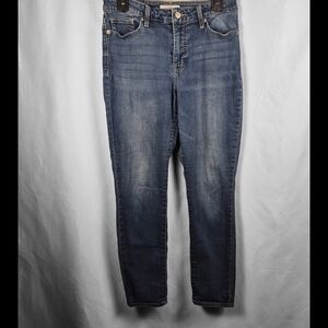 Lucky Brand Mid Rise Skinny Jeans Womens 8 / 29R Stretch Denim Blue